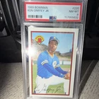 Bowman 1989 Ken Griffey Jr #220 Rookie PSA 8 Seattle Mariners Baseball Card