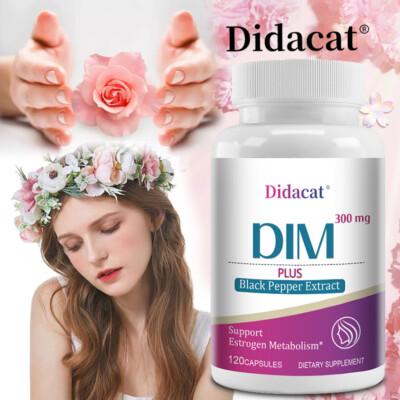 DIM 300 Mg + Schwarze Pfefferkapseln* Unterstützen Einen Gesunden Stoffwechsel
