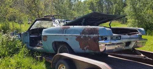 π₯1966 Chevrolet Impala Convertible PARTING OUT-this auction is for 1 WHEEL 66π₯ - Picture 11 of 12