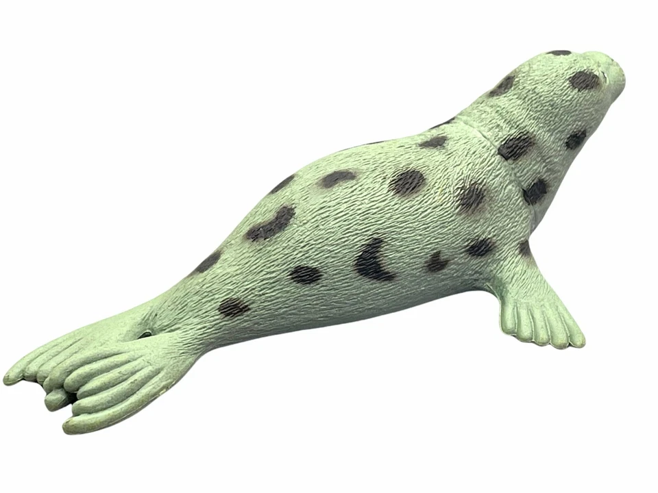 Figura Plástico PVC Sello Manchado GRANDE 5" Detalle Realista Pintado a Mano León Marino Foto 4 de 4