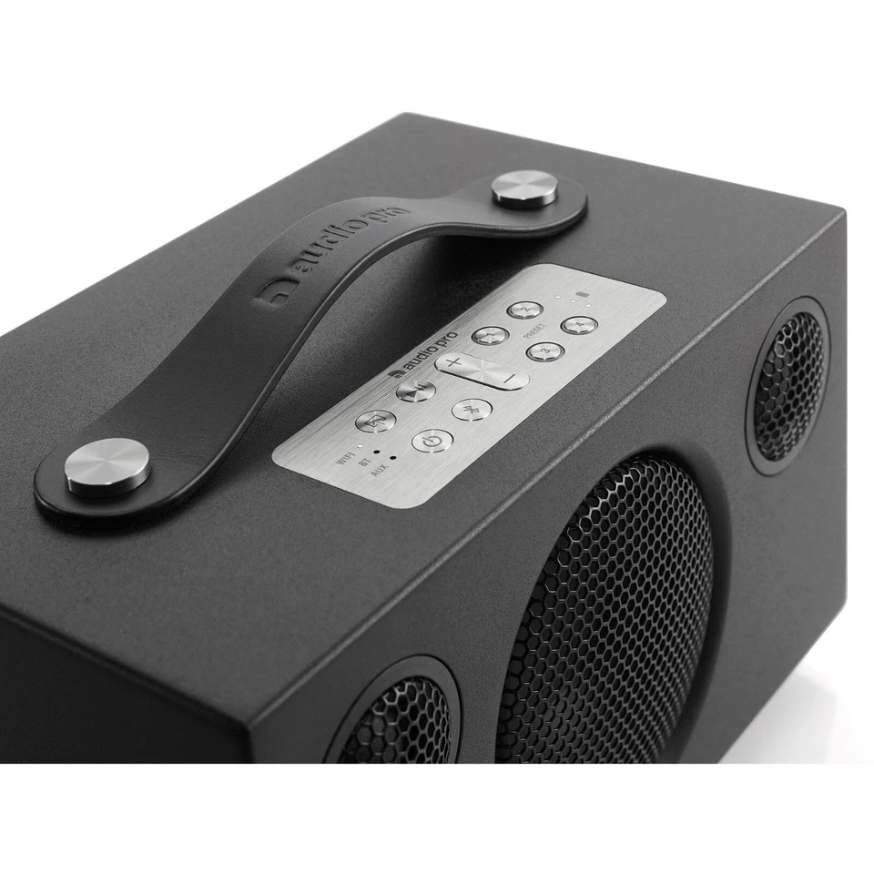 Audio Pro Addon C3 Portable WiFi / Bluetooth Speaker Spotify AirPlay Storm Black - image 4 of 4
