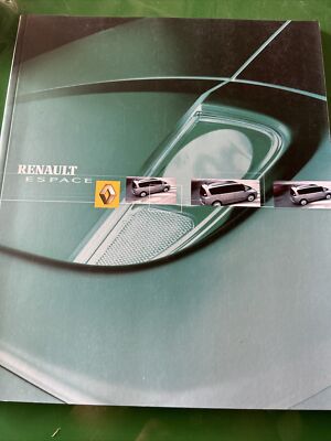 Renault Espace Models April 2003 Original Car Sales Info Brochure Collectable