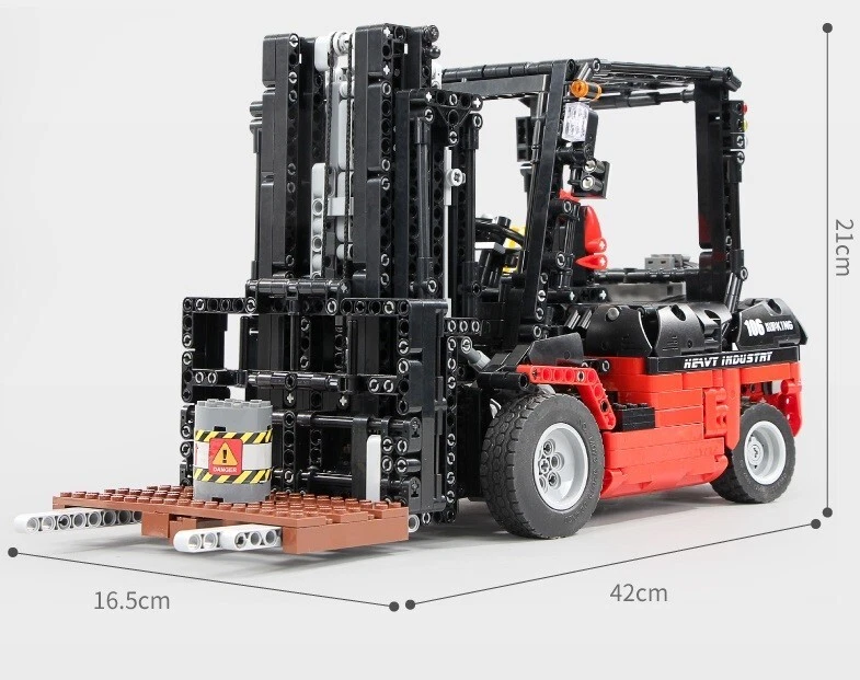 Mould King 13106 - ferngesteuerter Technik Bausteine Gabelstapler - Bild 3 von 4