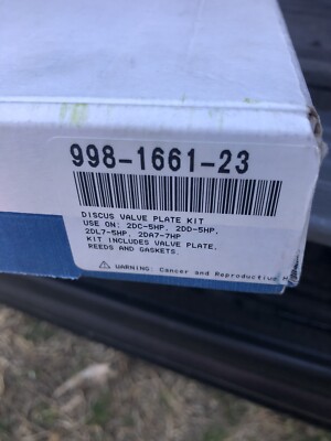Copeland (Emerson) 998-1661-23 Discus Valve Kit