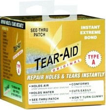 Tear-Aid Fabric Repair Kit, 3 in x 5 ft Roll, Type A