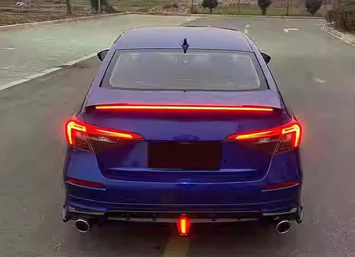 LED Run-through Ligh Tail Trunk Spoiler Wing Trim For 11th Civi-c 2022-2025 - Picture 5 of 10