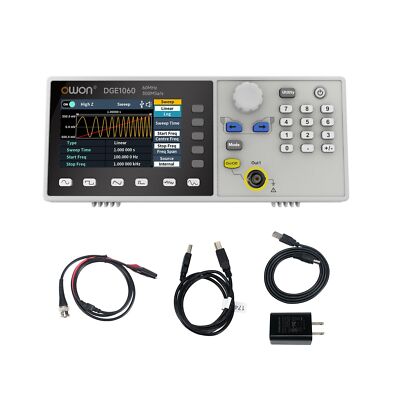 OWON Waveform Generator, 60MHz Bandwidth,300MSa/s Sampling Rate, 14 bits Vert...