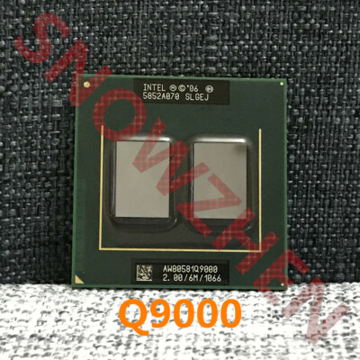 Intel Core 2 Quad Q9000 CPU SLGEJ 2.0GHz-6M-1066MHz Socket P Laptops Processor