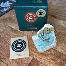 Boyds Bears "Fraidy Bear - Did You Hear That " 228407 lights up needs new batt