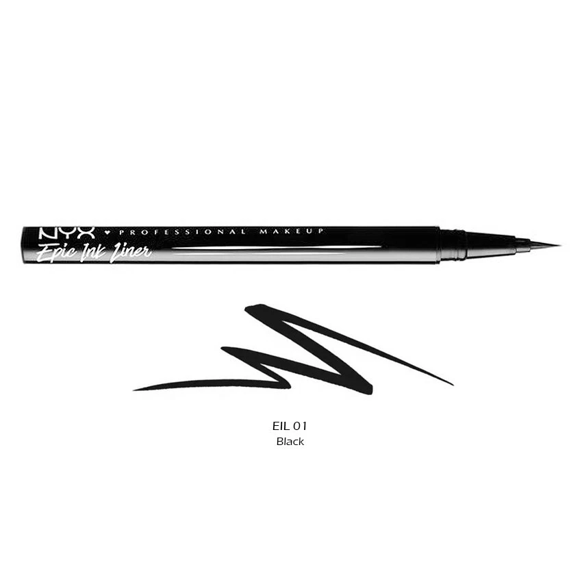 1 NYX Epic Tinte Wasserfest Flüssiger Eyeliner " Eil 01 - Schwarz " Joy's - Bild 2 von 4