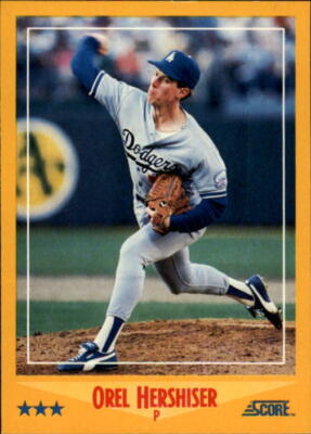 1988 Score #470 Orel Hershiser | eBay