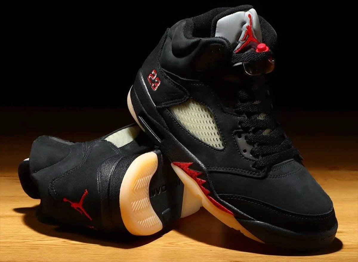Nike Women's Air Jordan 5 Retro GORE-TEX Off-Noir DR0092-001 US 12 / 29cm