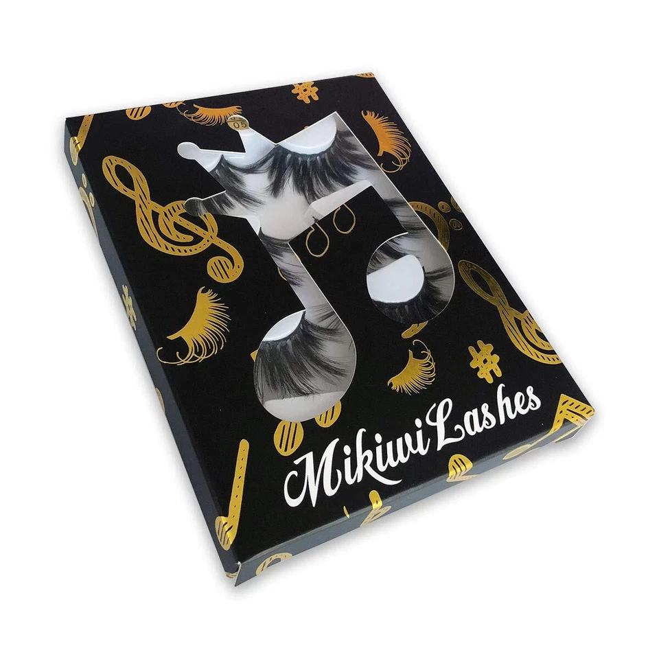 25mm Lashes, Dramatic 6D Faux Mink Lashes, Fluffy Volume Eyelashes,Thick Crossed - Image 3 of 4