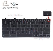 0H06WJ For Dell Chromebook 11 5190 3100 US Notebook Keyboard /With lock key
