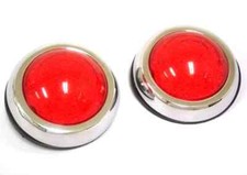 Flush Mount Led Round Street Rat Rod Tail Lights Ford Chevy - Brake And Signal