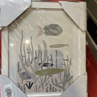 Leben unter dem Meer Druck von Ani Vidotto im weißen Rahmen 33x28 cm