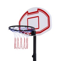 Basketball Stand Portable Height Adjustable Multi-colour Net Hoop W/ Wheels Basketball Stand Portable Height Adjustable Multi-colour Net Hoop W/ Wheels
