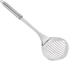 Pet Cat Litter Poop Scoop Kitty Box Clean Metal Scooper Stainless Steel Silver