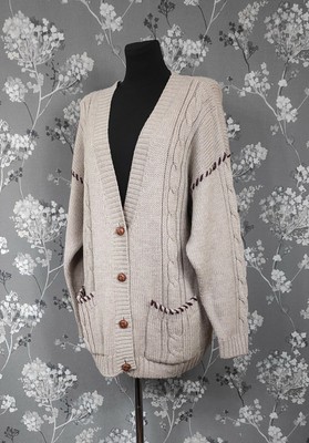 oversized wool cardigan