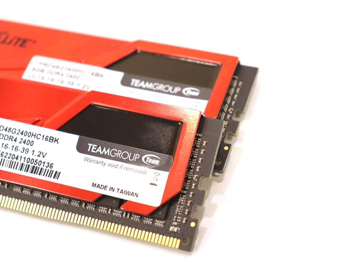 Team Group Elite Plus 16GB Kit 2x8GB DDR4 2400MHz RAM Memory