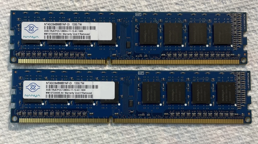 Nanya Computer RAM 8 GB Total Capacity for sale | eBay