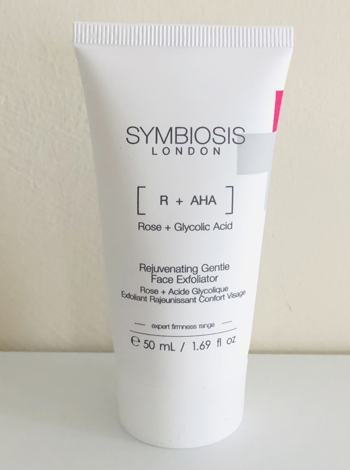 SYMBIOSIS Rose + AHA Glycolic Acid Rejuvenating Gentle Face Exfoliator