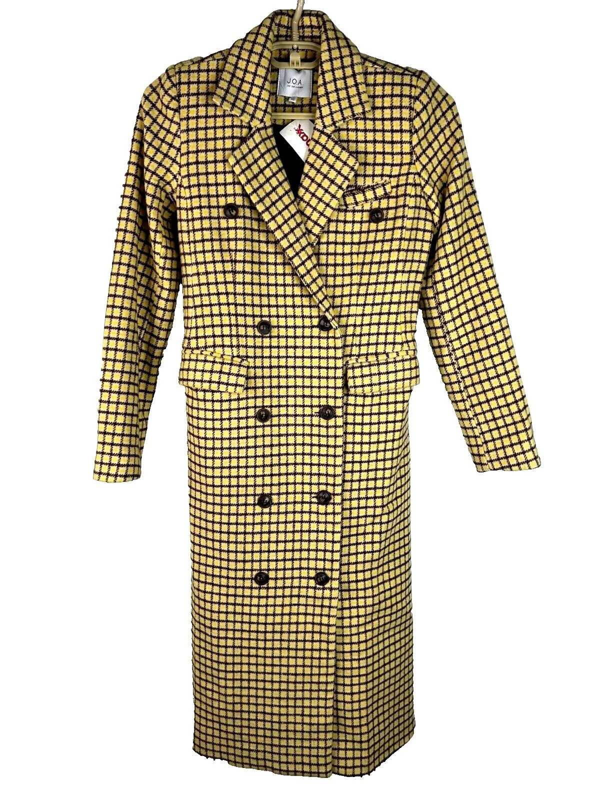 Plaid Trench Coats Multicolor Coats, Jackets & Vests for Women