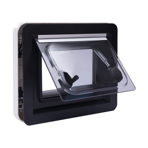 350x280mm RV Camper Caravan Top Hung Push Out Window 70�� Vent Hatch Side Window - Foto 2 di 13