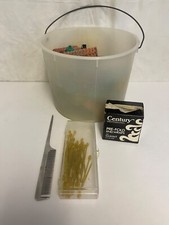 Lot of Hair Rollers  Clips with Comb, End Wraps, Pins