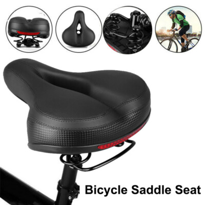 Shock Absorb Wide Bicycle Saddle Seat MTB Mountain Bike