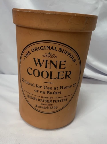 Original Suffolk Collection Henry Watson Pottery England Terracotta Wine Cooler