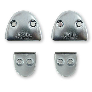 Dance shoe accessory Danshuz Glue On Regular Toes Silver large