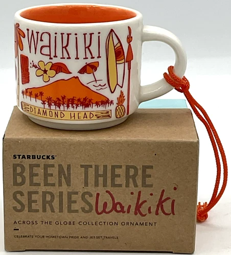 2019 Starbucks Waikiki Hawaii Been There Series Across the Globe Ornament 2 Oz