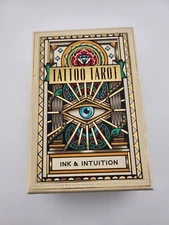 Tattoo Tarot Ink & Intuition 78 Cards Deck Oracle Divination Game
