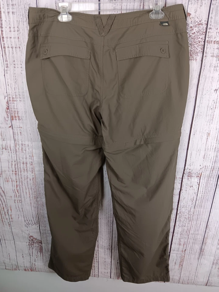 Женские туристические брюки-трансформеры The North Face 12 зеленые шорты для улицы - Изображение 2 из 4