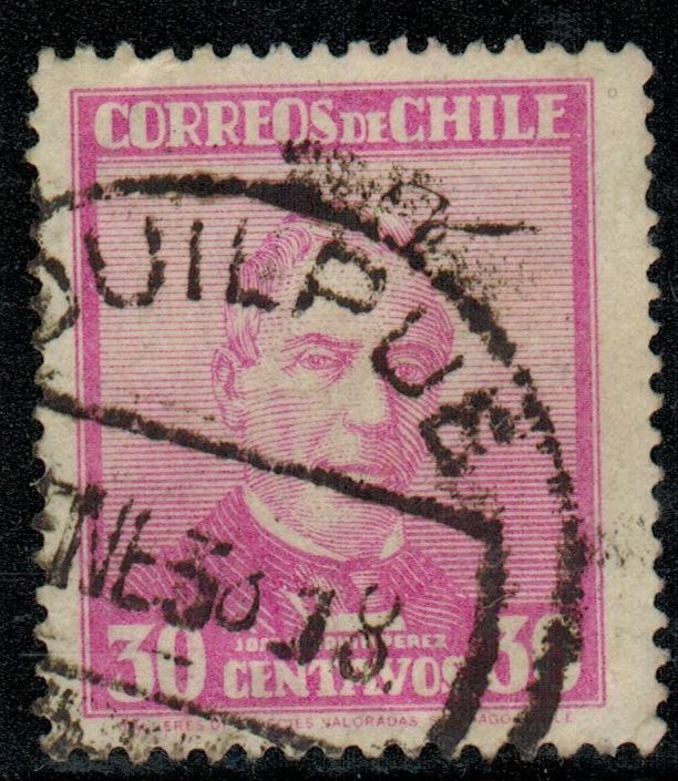 Chile 1938 Our shop most popular Postmark sale QUILPUE A559