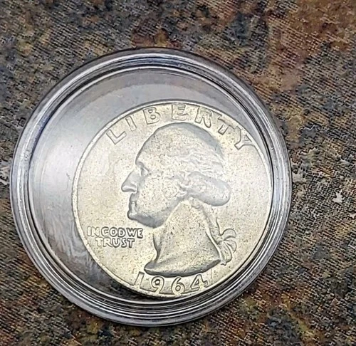 Uncirculated 1964-D Denver Mint Silver Washington Quarter