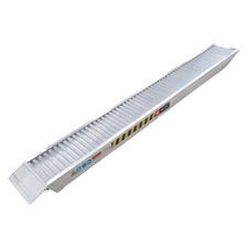 Alu Auffahrrampe 250 cm - 2800 kg Tragkraft Schwerlast Verladerampe RETTER