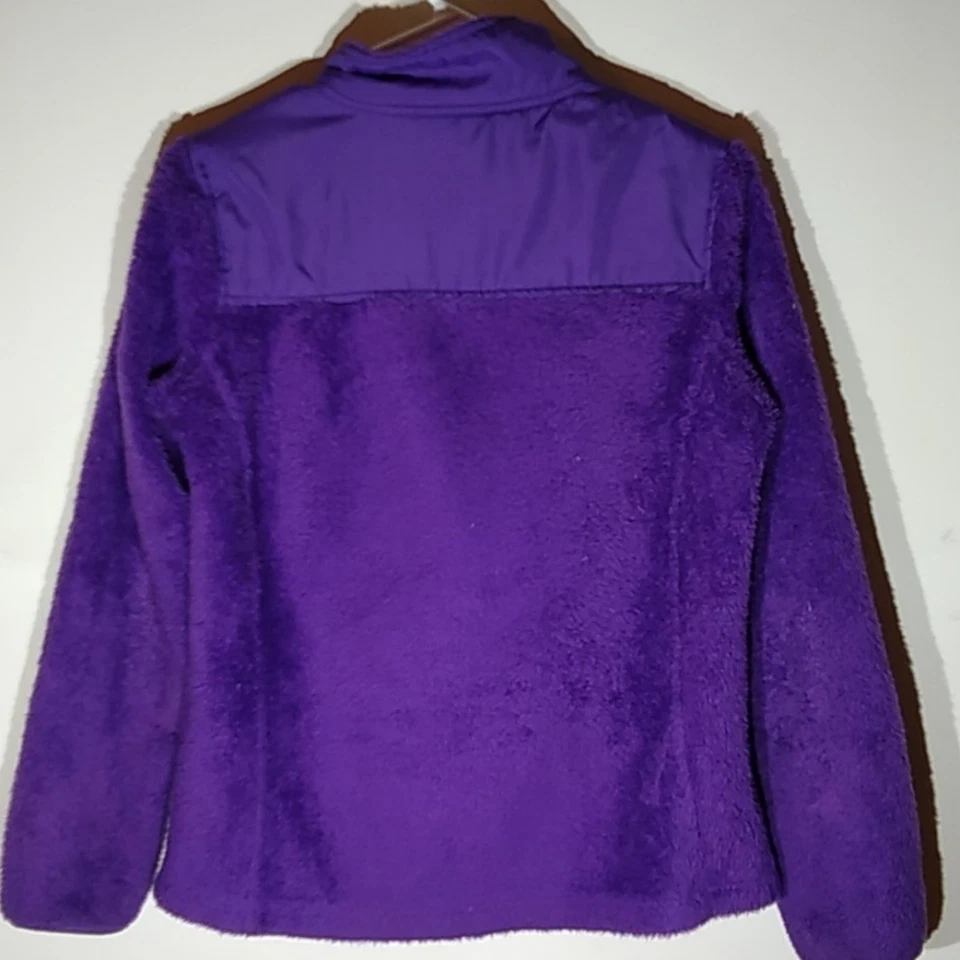 Girls Faded Glory girls purple zipper jacket. Size small - Image 4 of 4