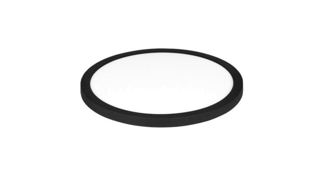 Плафон с подсветкой natynkowy / podtynkowy LED 2w1 24W 2700lm 4000K IP20 czarny XUDO