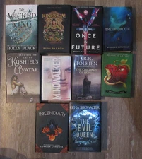Lot of 10 Hardcover Books Genre Science Fiction Fantasy