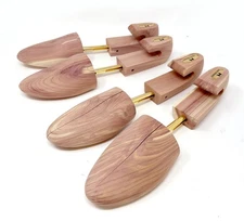 Cedar Elements Combination Cedar Shoe Trees - 2 Pack (Medium) Medium Brown