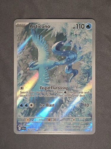 Articuno 161/159 Illustration Rare S&V: Gemeinsame Reise Pokémon TCG NM
