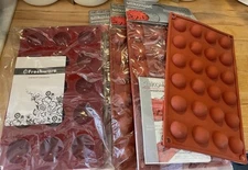 Silikomart Semi Half Sphere 5 Mini Mousse Dome Baking Pastry Molds Lot 15 Mm