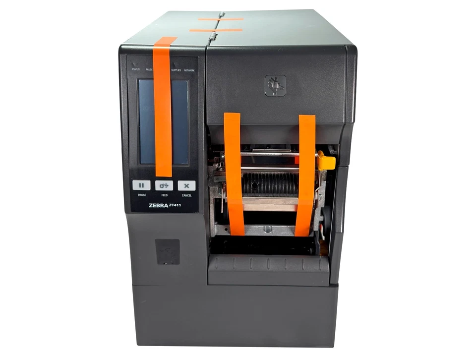 Zebra ZT411 Thermal Transfer Label Printer 300 dpi Peel Rewind LAN 1 YR WARRANTY - Image 3 of 4