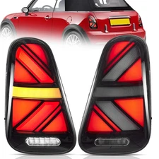 VLAND Full LED Tail Lights For 2001-2006 BMW Mini Cooper S R50/52/53 w/Animation