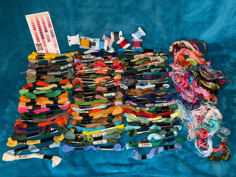 100 plus DMC stranded cotton bundle Cross Stitch embroidery floss - Image 3 of 4