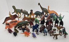 Dinosaur Figure Lot Of 41 Cake Toppers Diorama Animal Planet Sm/Med