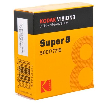 Kodak Vision3 500T 7219 8mm x 15m Perf. 1R Super 8 CAT 7510472