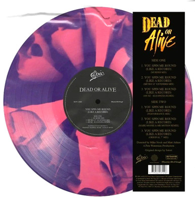 Dead Or Alive You Spin Me Round 12'' Vinyl record limited coloured Picture Disc